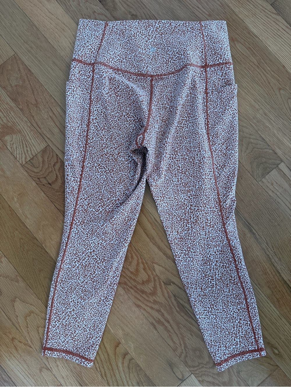 Athleta Rust Speckle Performance Leggings